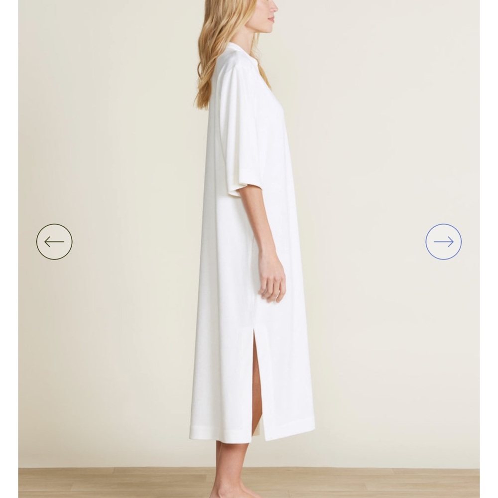 Barefoot dreams Cozy Terry Placket Caftan - Picture 4 of 5